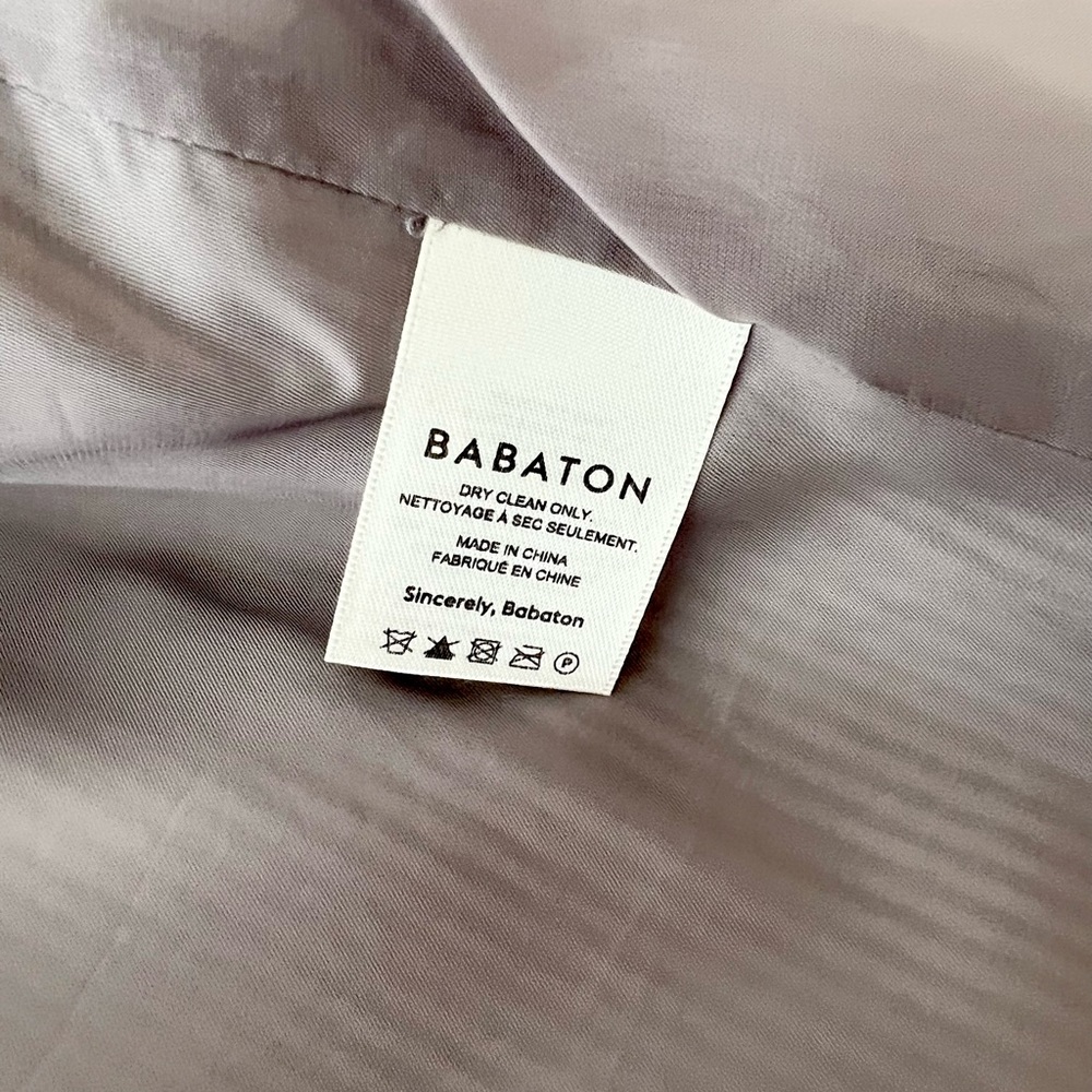Aritzia Babaton Atelier Samuel Check Blazer | Size 4 | Espace/Grey Stripe - Picture 14 of 15